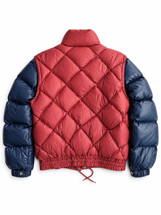 Giacca vintage Moncler grenoble rosso/blu tg M/L
