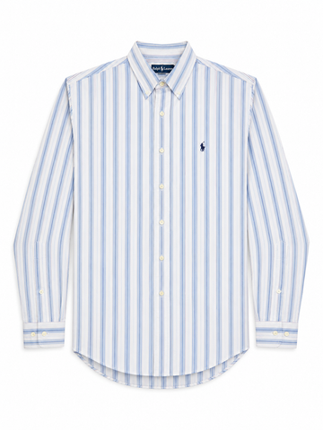Camicia vintage Ralph Lauren bianco righe tg L