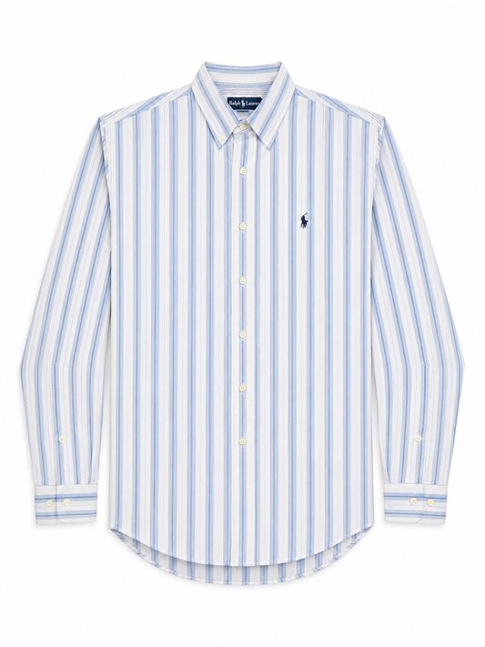 Camicia vintage Ralph Lauren bianco righe tg L