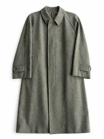 Cappotto vintage Austin Reed British in lana check tg 48