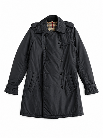 Trench vintage Burberry blu doppiopetto tg 38