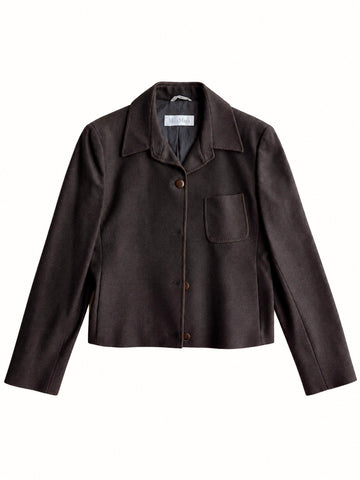 Blazer vintage Max Mara lana ruggine tg 44