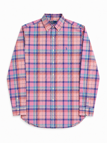 Camicia vintage Ralph Lauren rosa tg M