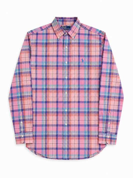 Camicia vintage Ralph Lauren rosa tg M