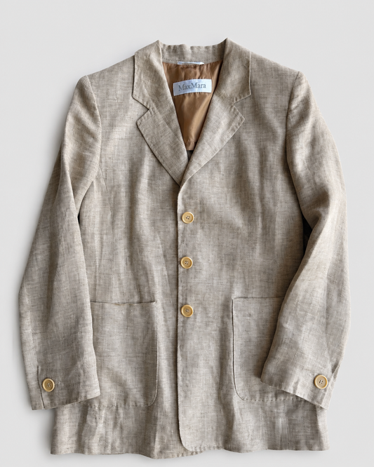 Blazer vintage Max Mara lino tg 40