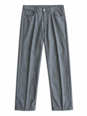 Pantalone vintage Yves Saint Laurent grigio lana tg XL