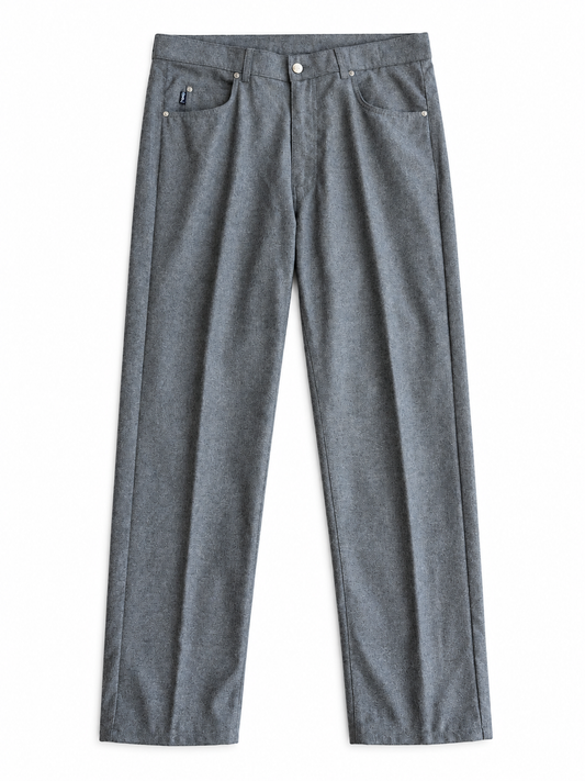 Pantalone vintage Yves Saint Laurent grigio lana tg XL