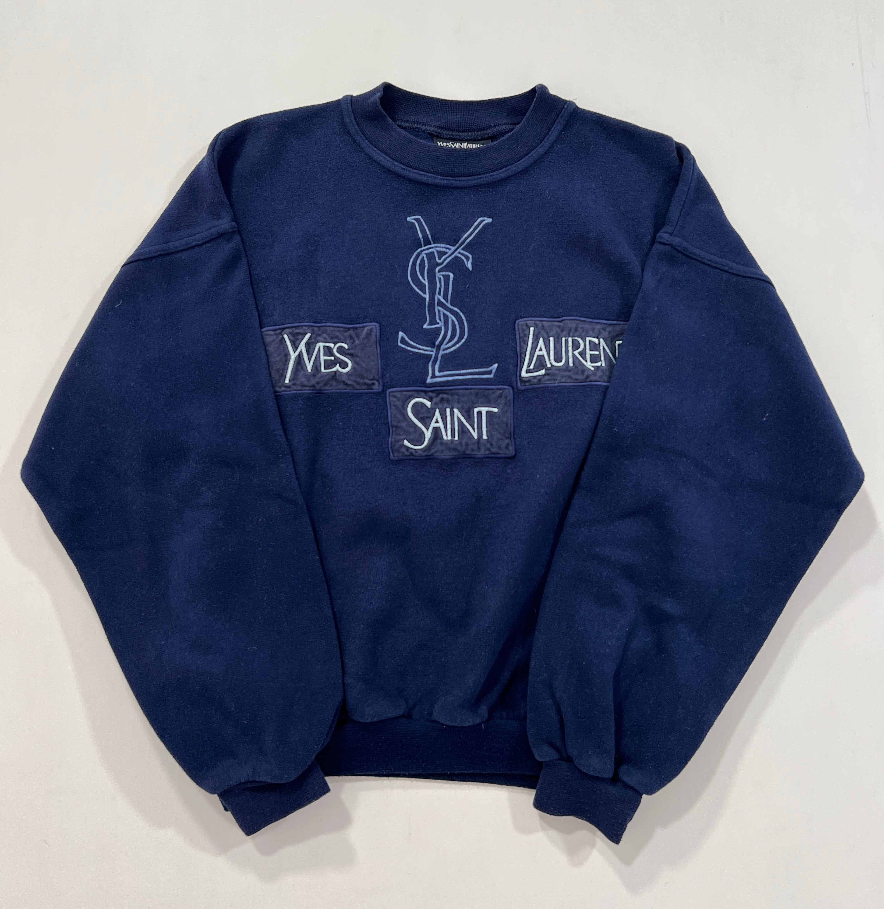 Felpa vintage YSL cotone tg S