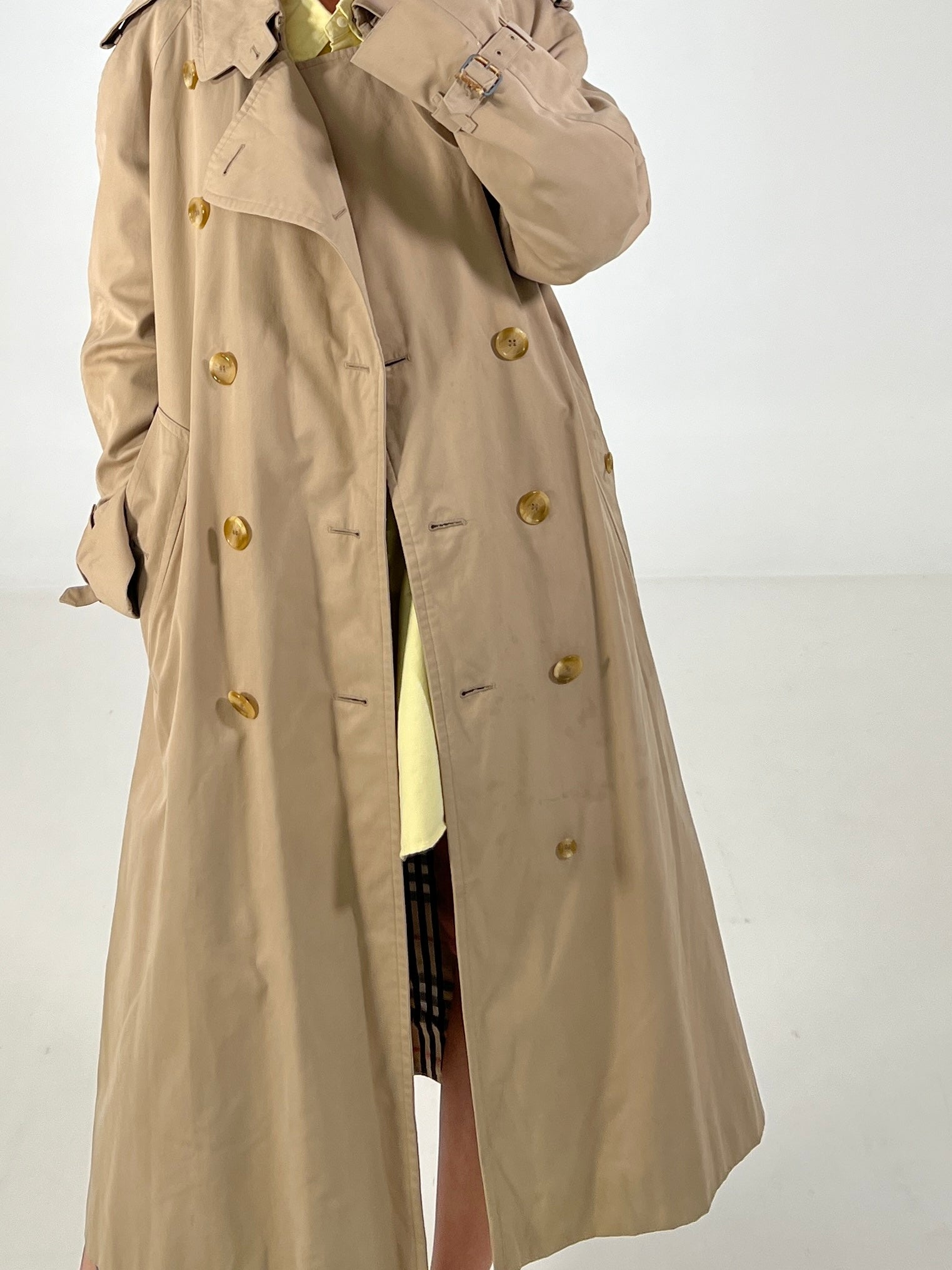 Trench vintage Burberry doppiopetto tg M/L