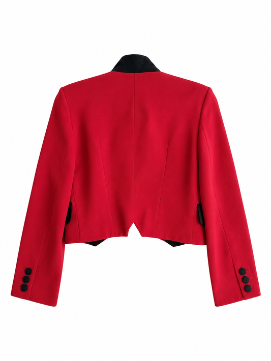 Blazer corta vintage Moschino lana tg S/M