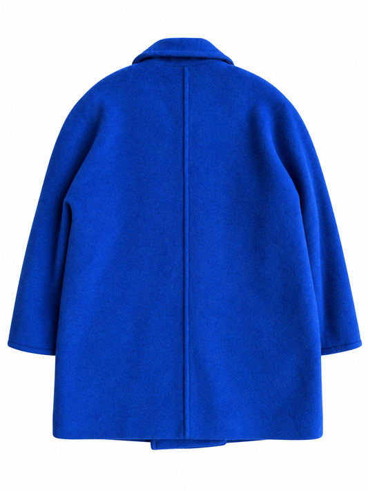Cappotto vintage Max Mara blu cashmere tg 40