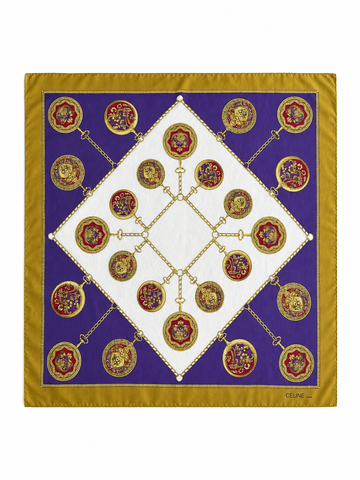Foulard vintage Celine seta