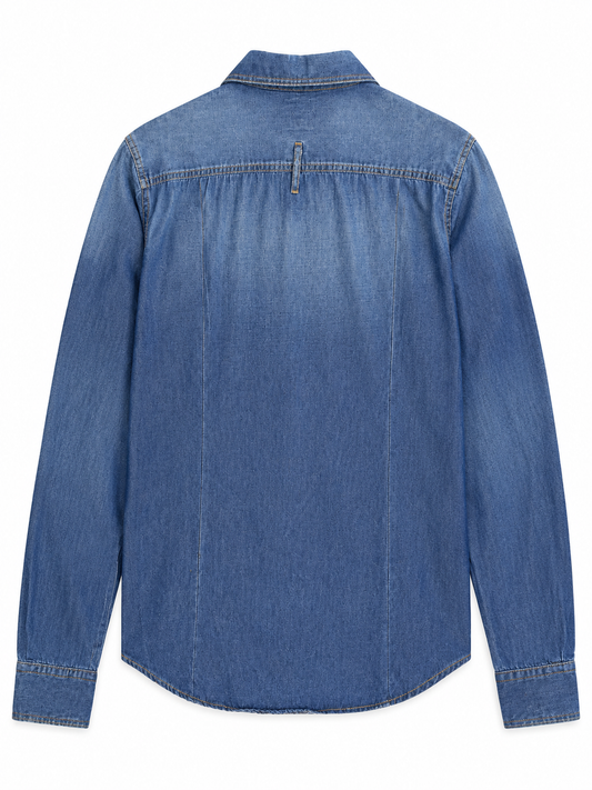 Camicia vintage Dolce & Gabbana denim logo tg M/L