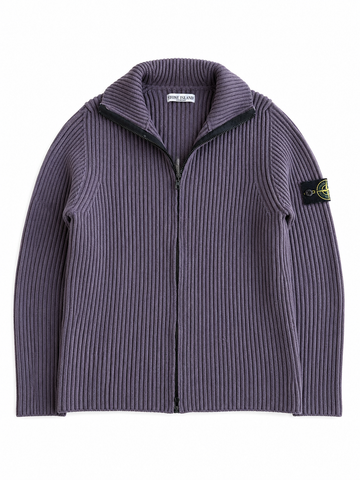 Maglia vintage Stone Island lilla lana a coste tg M/L