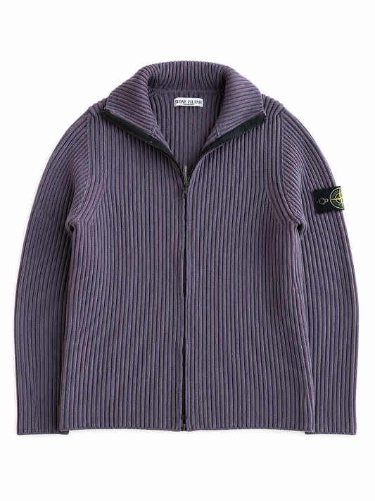 Maglia vintage Stone Island lilla lana a coste tg M/L