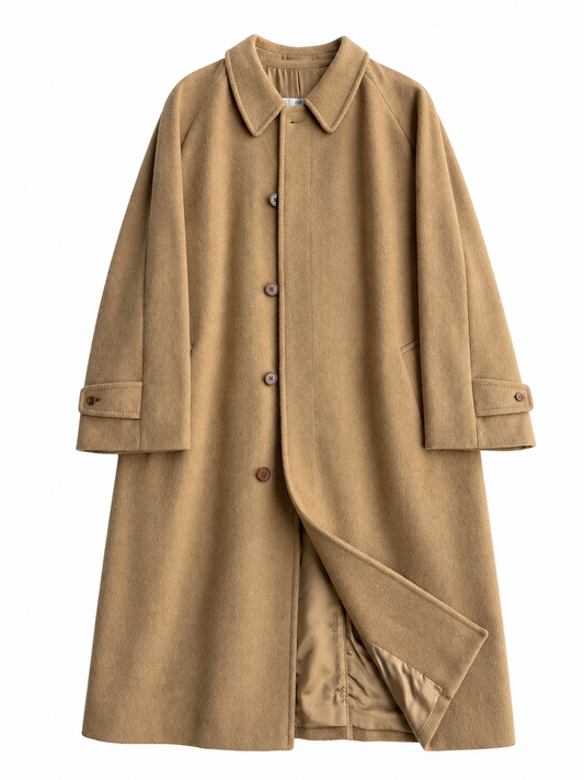 Cappotto vintage Aquascutum 100% cammello tg L