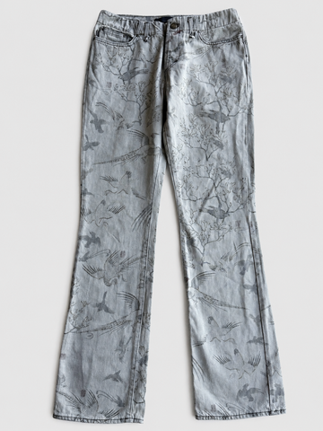 Pantaloni vintage Cavalli denim tg 32