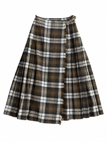 Gonna kilt vintage tartan lana tg S