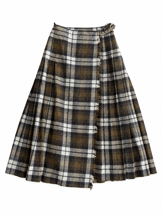 Gonna kilt vintage tartan lana tg S