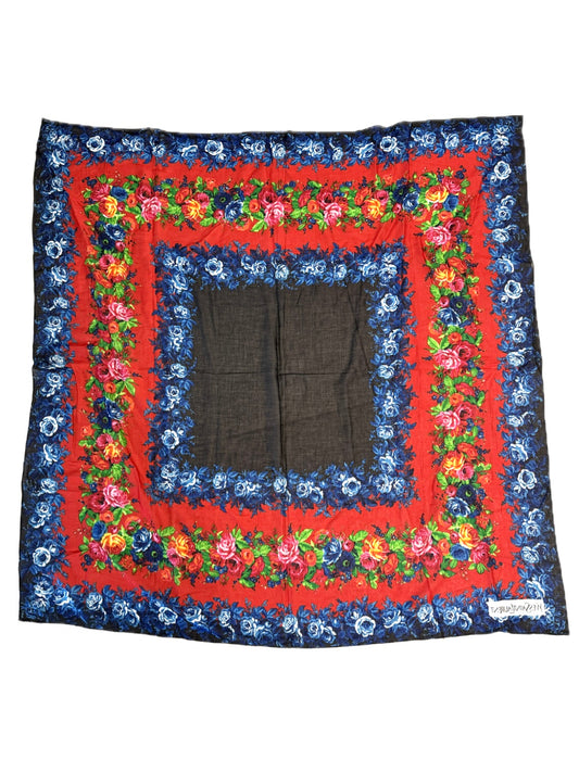 Foulard vintage Yves Saint Laurent cotone grande