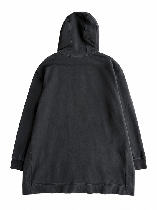 Felpa vintage Burberry con cappuccio nero oversize tg S