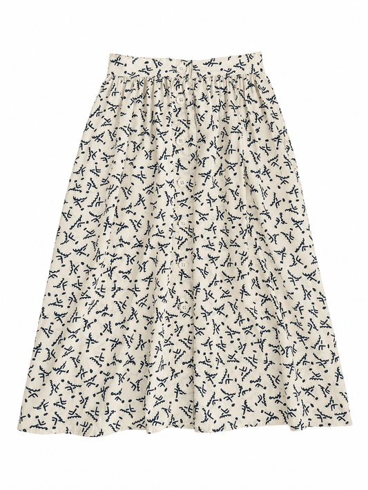 Gonna vintage Fendi 100% seta plissé tg S