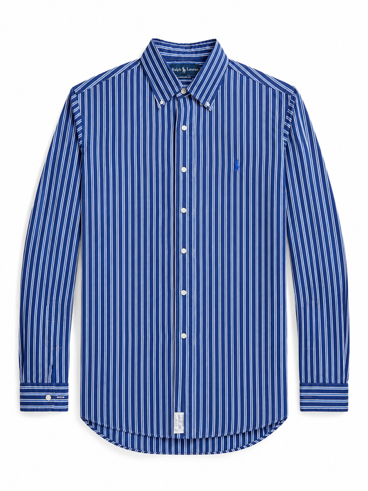 Camicia vintage Ralph Lauren righe blu tg M