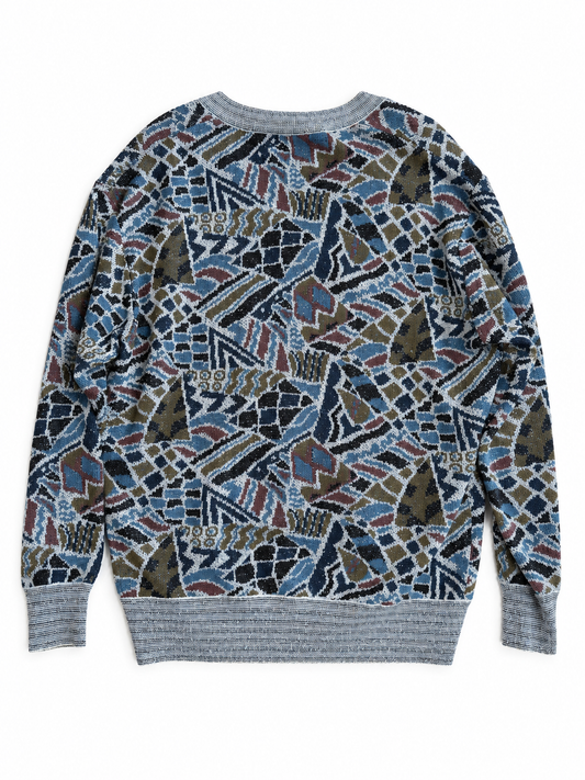Maglia vintage Missoni fantasia in cotone tg 48