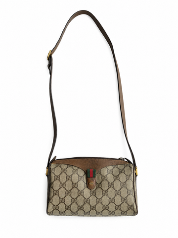 Borsa vintage Gucci monogram con tracolla