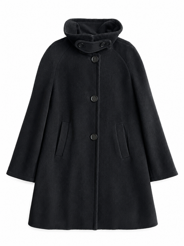 Cappotto vintage Max Mara nero lana tg 44