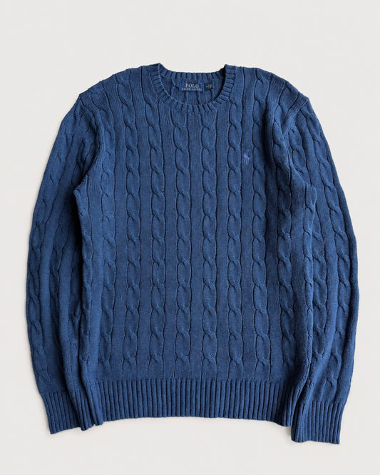 Maglia vintage Ralph Lauren cotone a treccia tg M