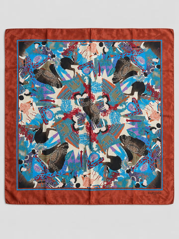 Foulard vintage Balenciaga seta