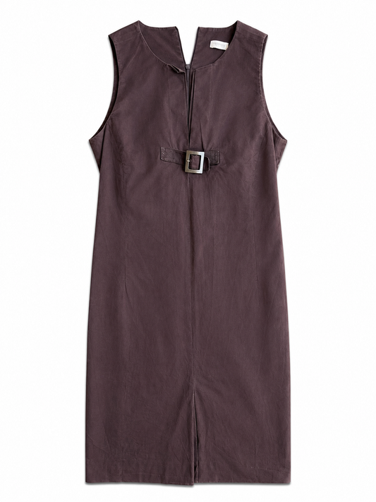 Vestito vintage Valentino marrone cotone tg 46