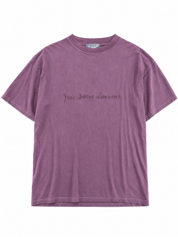 T-shirt vintage Yves Saint Laurent cotone logo tg L/XL