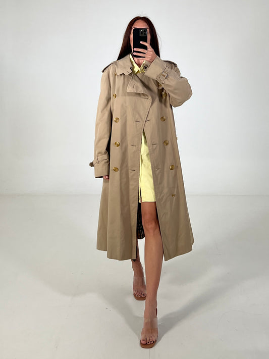 Trench vintage Burberry doppiopetto tg M/L