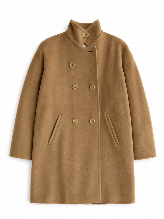Cappotto vintage Max Mara cammello in cashmere tg 44