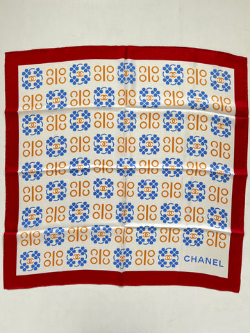 Foulard vintage Chanel in seta