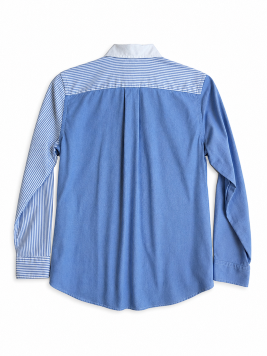 Camicia vintage Ralph Lauren azzurro righe tg S