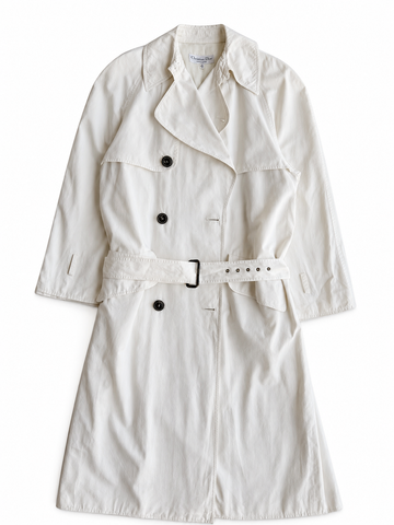 Trench vintage Christian Dior doppiopetto cintura tg 40