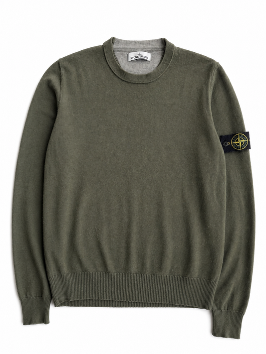 Maglia vintage Stone Island lana verde tg M