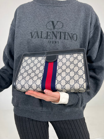 Borsa pochette vintage Gucci monogram