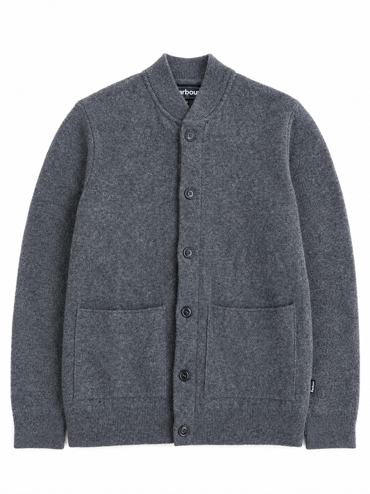 Maglia vintage Barbour in lana grigio tg M