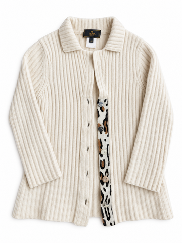 Maglia vintage Fendi cashmere panna tg 42