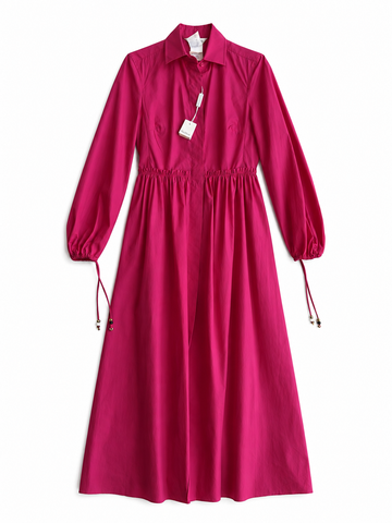Vestito vintage Max Mara rosa con etichetta tg 38