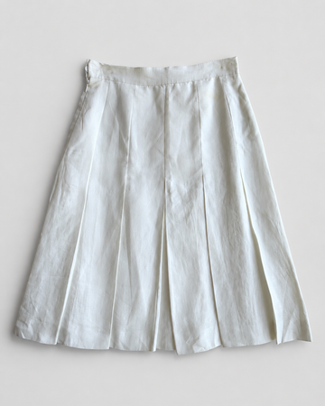 Gonna vintage Fendi lino bianco tg 40/42