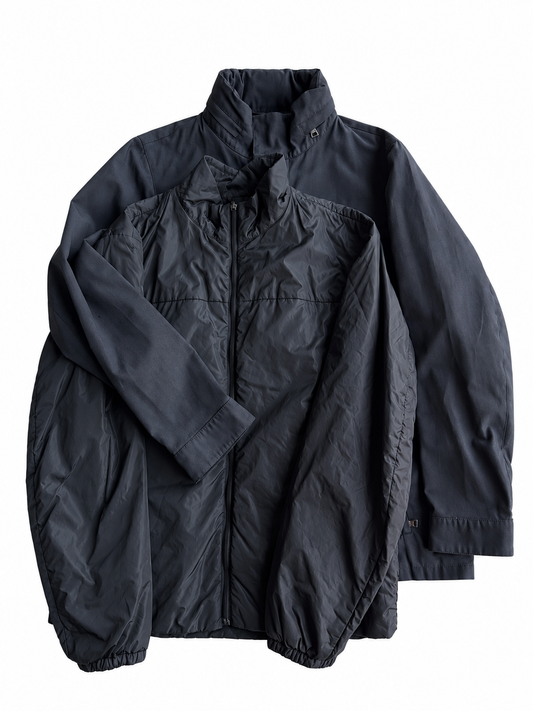 Giacca vintage Prada antracite con interno tg 48
