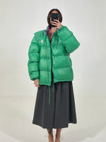 Carica l&#39;immagine nel visualizzatore di Gallery, Giacca vintage Moncler verde tg M/L
