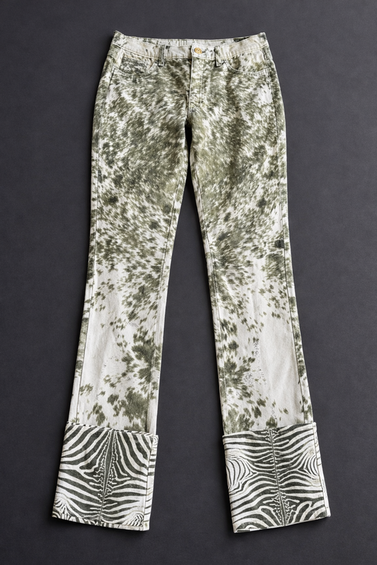 Pantaloni vintage Cavalli fantasia tg S