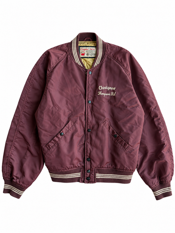 Giacca vintage Chevignon bomber bordeaux tg XL