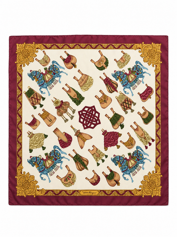 Foulard vintage Ferragamo in seta